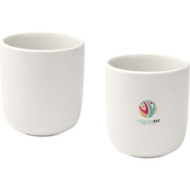 Logo trade liikelahja mainoslahja tuotekuva: Male 200 ml:n keraamiset kupit – 2 kpl:n sarja